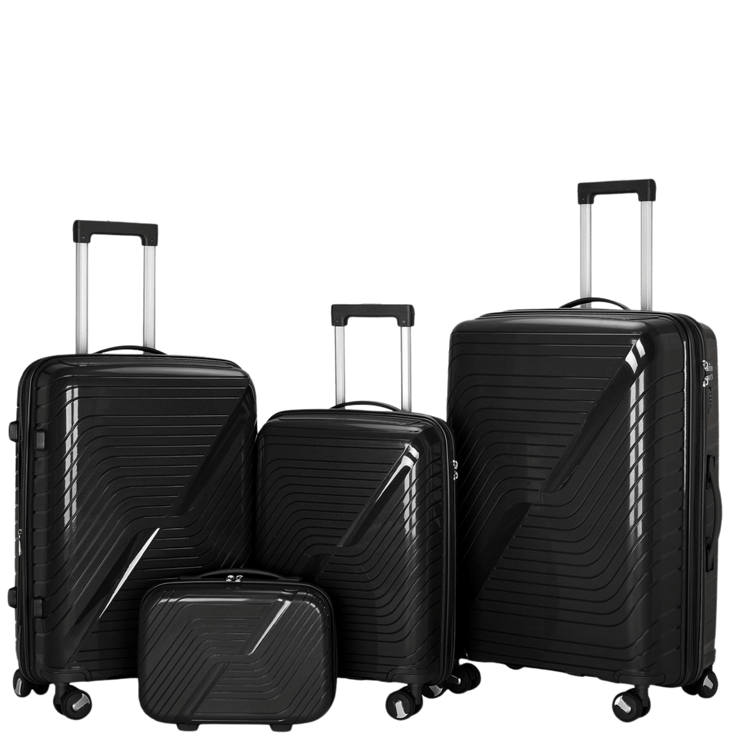 8834 - Urban Voyager Unisex 4 Pcs Trolley Set