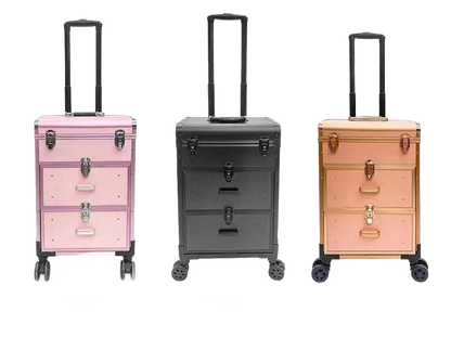 9552 Luxe Cosmetic Trolley Bag: Organize Your Essentials in Style